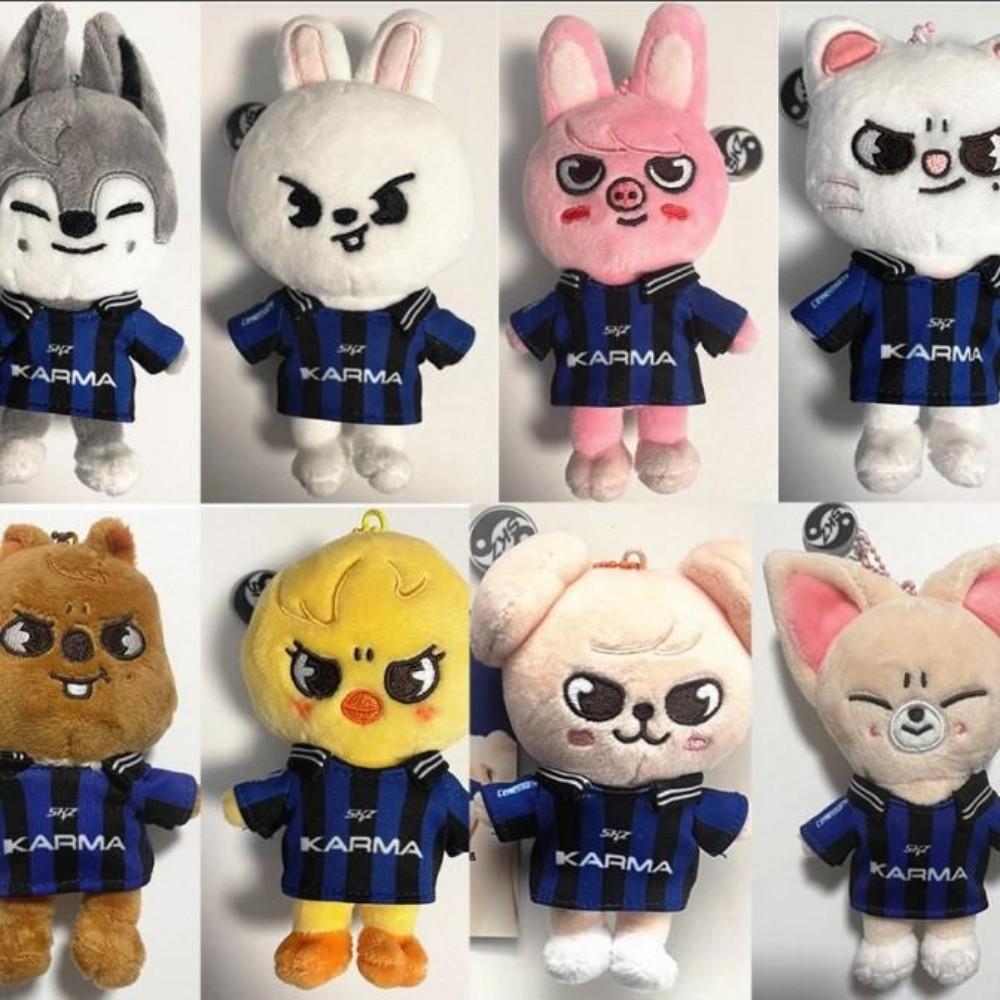 SKZOO Teddy Plush Wolf Plush Keychain Plush Toy Seoul FM Week Cloak Doll Magic School Kid Fans Birthday Gift