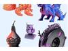 Dual-Color Silk PLA 3D Printing Filament, Non-Clogging & High Toughness, Imitation Metal, 1.75mm, 1kg