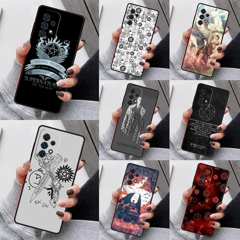 Supernatural TV Pattern Phone Case For Samsung Galaxy S25 S23 S30 S8 S21 S20 FE S24 S22 Note 10 20 S8 Plus lite Ultra