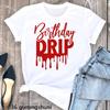 Golden Queen Are Born In July Letter Print Tshirt Unisex Birthday Gift T Shirt Femme High Shoe Tshirt Female Harajuku Shirt