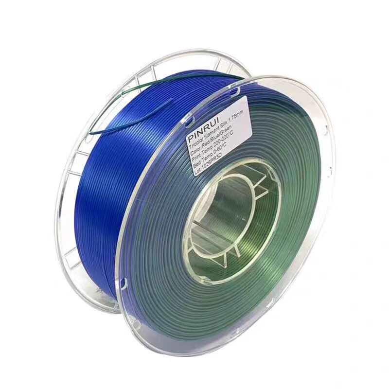 PLA Silk Dual-Color Tri-Color 1.75mm Filament for FDM 3D Printers
