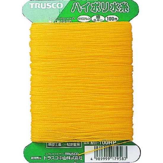 TRUSCO High Poly Thin 100m x 20 Rolls Line, 0.8mm, Roll, MI-100HP (Case Sale)
