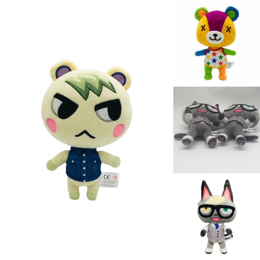 Weiches und entzückendes Animal Crossing Stitches Bob Marshal Raymond 8-Zoll Plüschtier Puppe