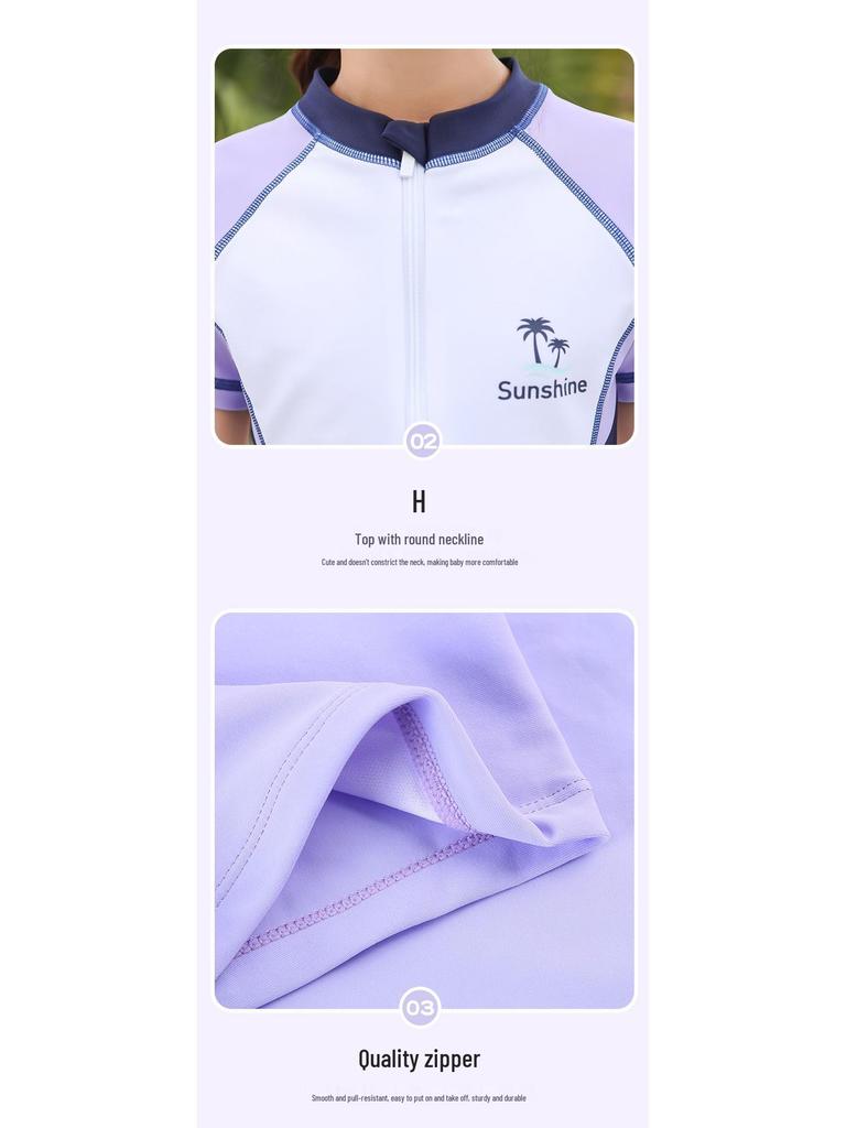 Girls' One-Piece Swimsuit - Cute & Fashionable Swimwear for Kids