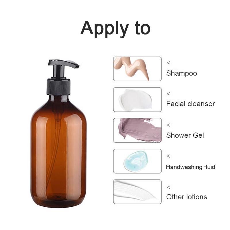 300/500ml Seifenspender Lotion Shampoo Duschgel Halter Körperseife Flasche Leere Badepumpe Flasche Badezimmer Flüssigkeitsspender