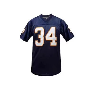 Men's football jersey 3D printed sports T-shirt breathable retro mesh fitness training casual short-sleeved T-shirt top