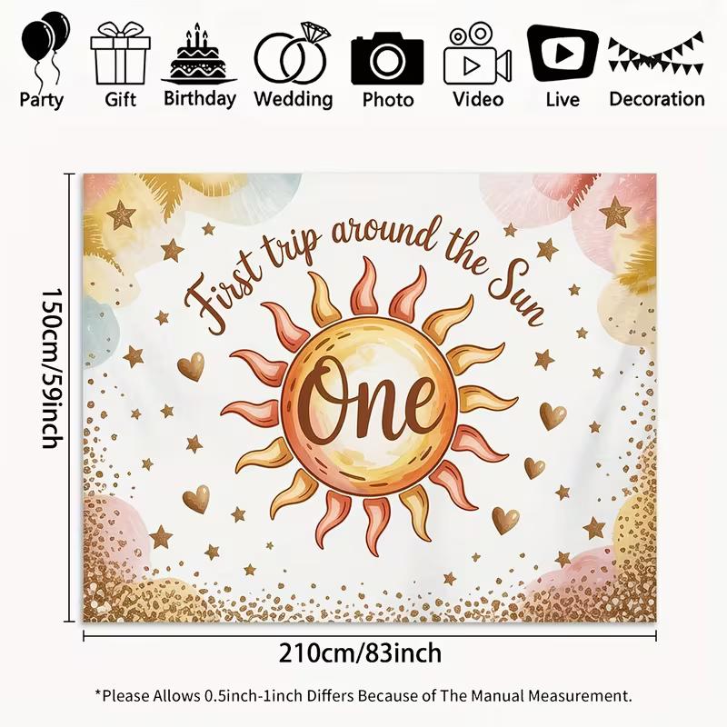 

2D Watercolor Pastel Happy Birthday Backdrop for Kids Photography Background 47.2x31.5inch/120*80cm