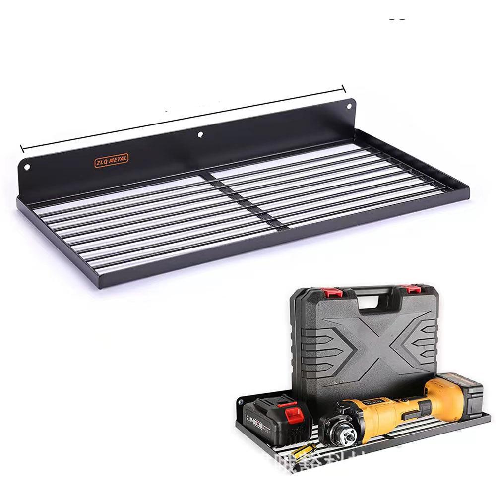 Wall-Mounted Electric Drill Tool Storage and Display Rack for Garage and Workshop