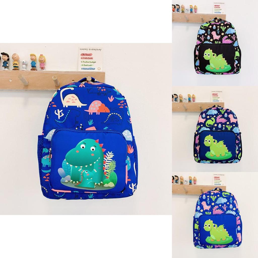 Trendy Dinosaur School Backpack For Children With Breathable Air Cushion Shoulder Straps