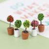 Domek dla lalek pulpit Mini roślina doniczkowa miniaturowa scena Model mikro element dekoracji krajobrazu