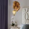 Electroplated Horse Head Wall Lamp Light Gold Luxury Living Room Wall Corridor Aisle Lamp European Creative Animal Led Wall Lamp