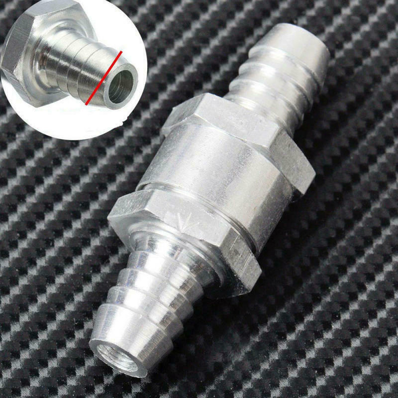 One Way Fuel Non Return Check Valve 6mm 8mm 10mm 12mm Petrol and Diesel One Way Oil Fuel Check Valve Aluminum Fuel System Fittings7