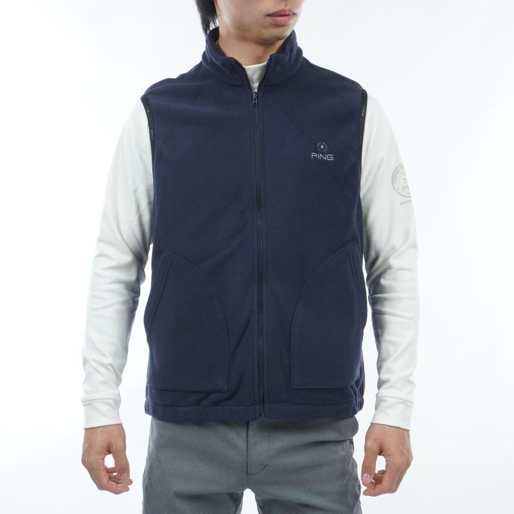 Ping Apparel Men's Water-Repellent 3-Way Blouson (Vest and Blouson Set) / Golf / 621-3220003 120_Navy L