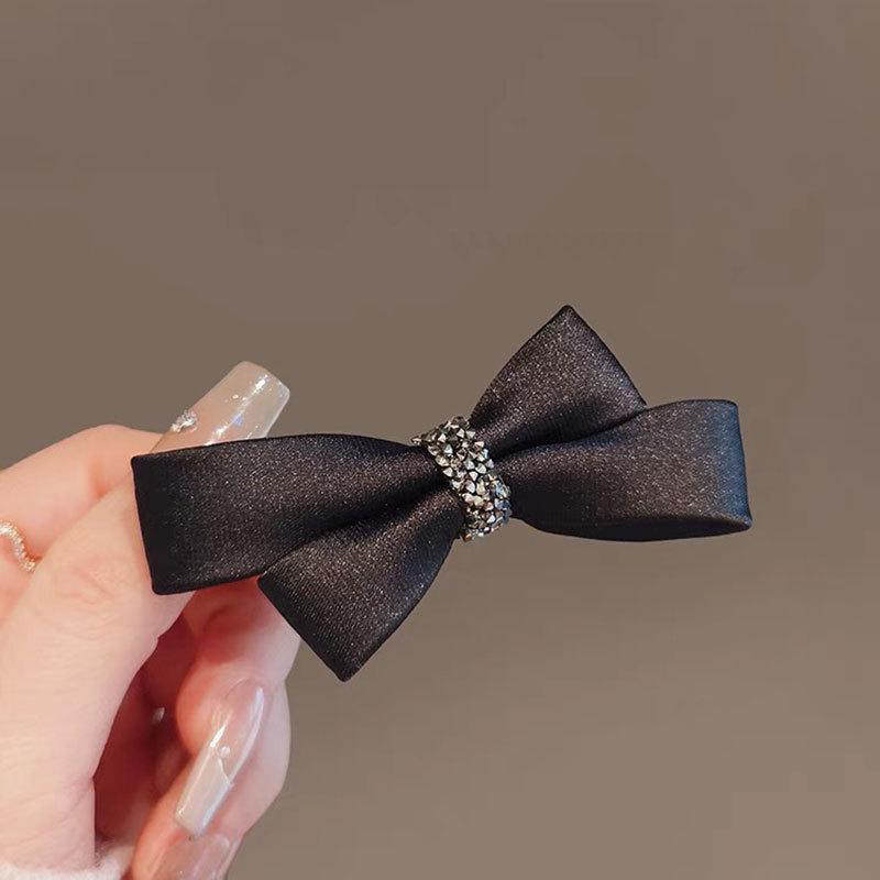 Korean Dongdaemun Elegant Bow Duckbill Hair Clip for Bangs