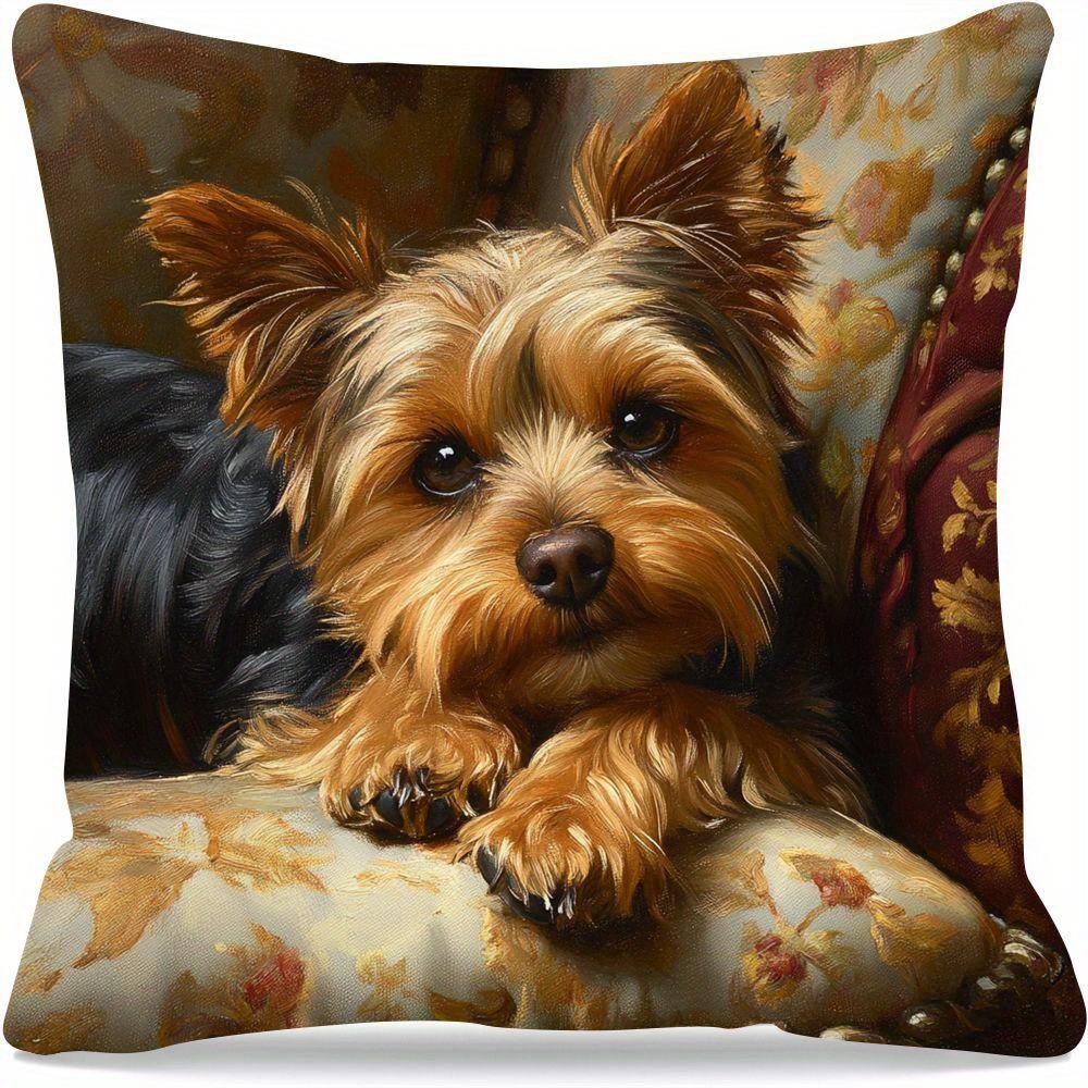 Short Plush Material Pillowcaseadorable Animal-Printed Cushion Covers For Every Taste! Sofa Seat Mattress Cover,Home Decoration