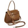 Light Luxury Imported Soft Suede Tote Bag Lazy Wind Large Capacity Matte Cowhide Lock  Bag Women's Messenger Shoulder Bag