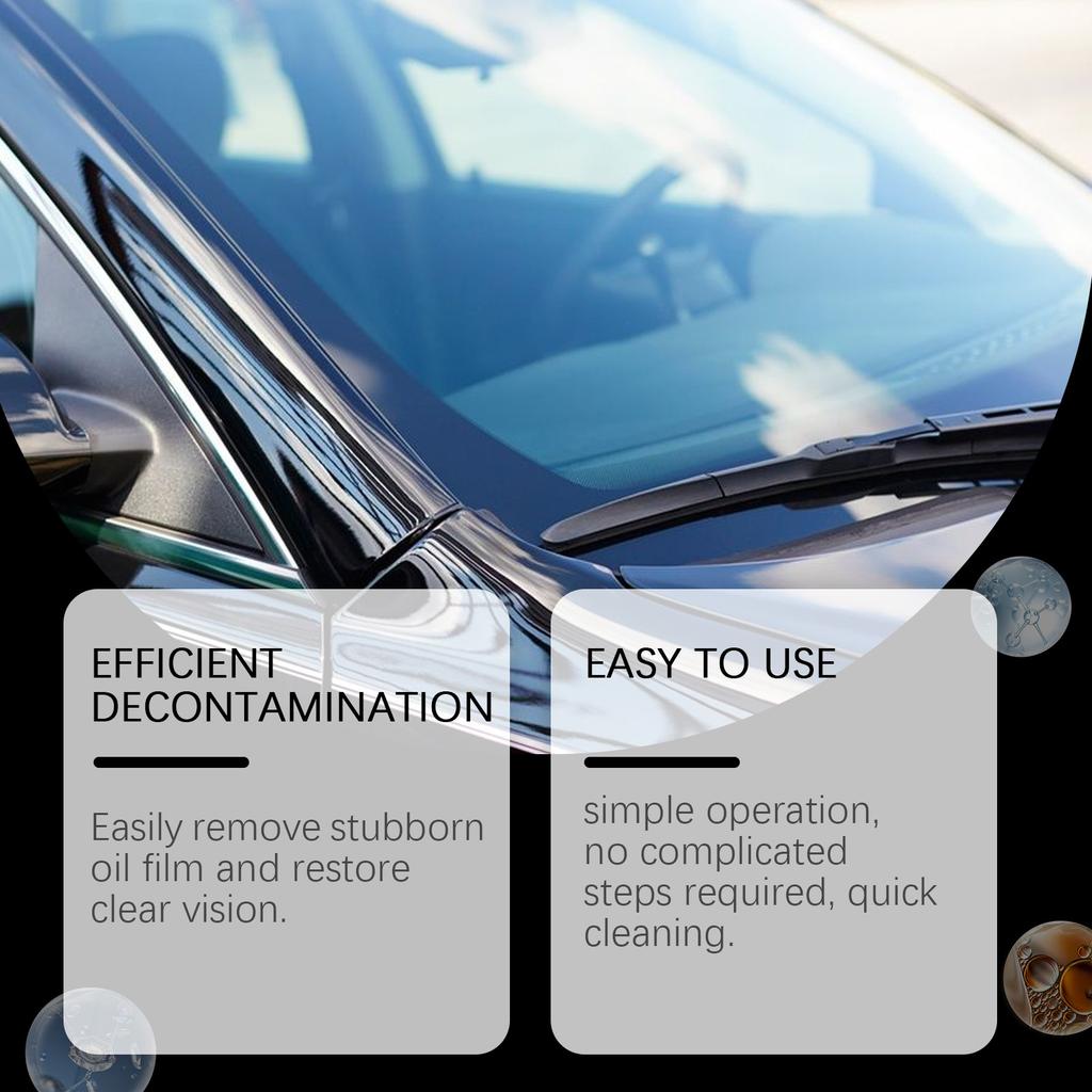 Car Windshield Oil Film Paste Car Glass Cleaning And Decontamination Rainproof And Waterproof Oil Film Paste 100g