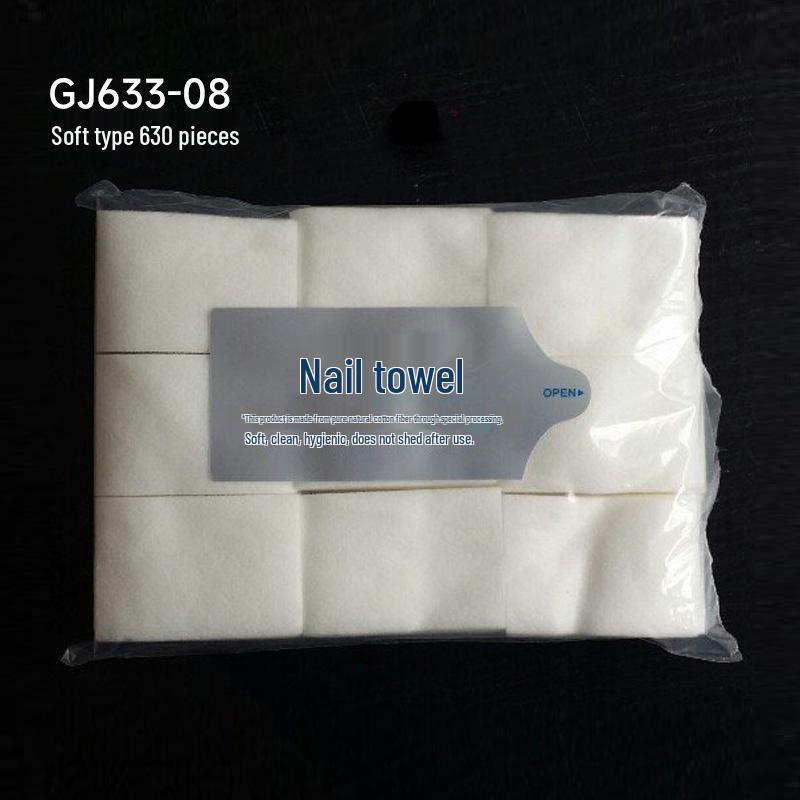 Lint-Free Nail Polish Remover Pads - Professional Cotton Pads for Nail Salons