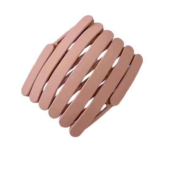 Women Headband Anti-Skid Teeth Resin Hairband Adjustable Stretch Travel Washing Face Hair Hoop Running Jumping Hair Accessory