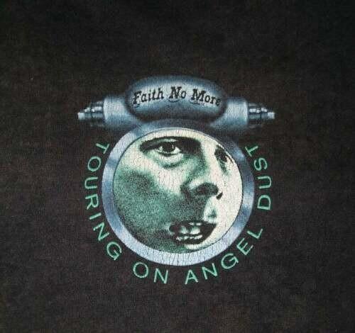 1992 FAITH No MORE Angel Dust Tour Concert Black Men S234XL Tshirt FN311 Unisex T-Shirt M