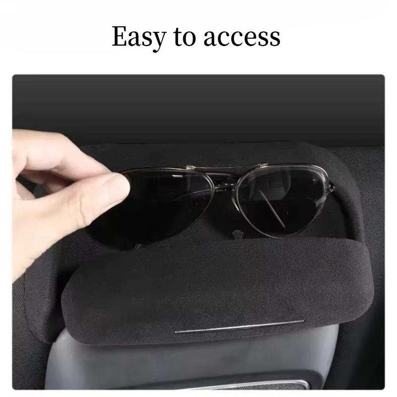 Car Glasses Box Suede Sunroof Sunglasses Case Glasses Storage Holder Car Interior Accessories For Xpeng G6 2023 2024
