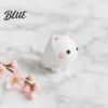 Kitten Decorative Statue 3D Printed Mini Cat Figurine, Cartoon White Statue, Modern Ornament Animal Sculpture for Desk Decoration, Gift Pet