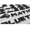 Brilliant Shiny Gloss Black Trunk Fender Letters Number Emblems Badges for Mercedes Benz C63 E63 CLS63 GLE63 GLS63 AMG S 4MATIC