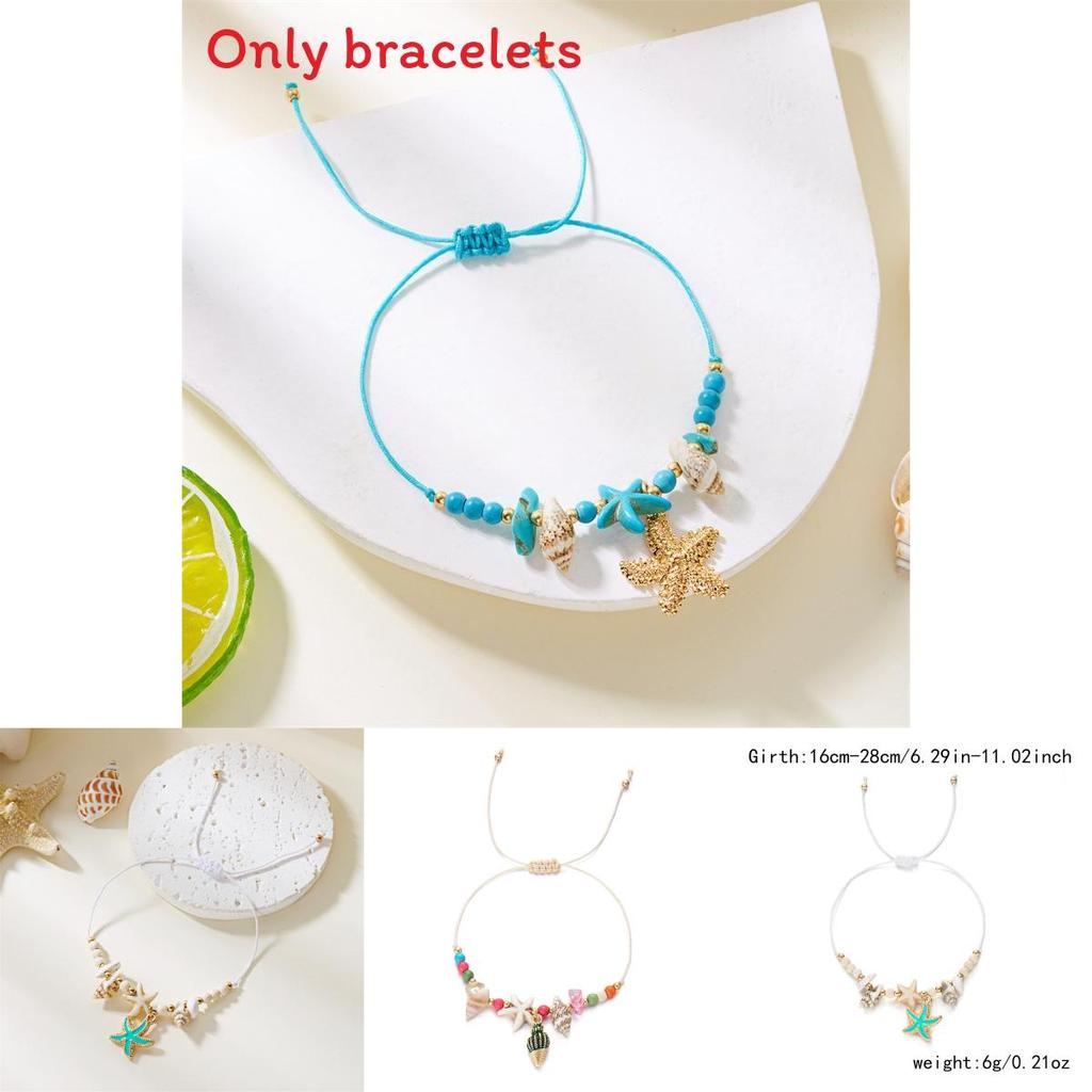 Bohemian Seashell Shell Bead Jewelry With Electroplated Zinc Alloy For Womens Summer Vacation Accessory