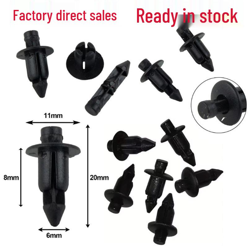 

Through-Bolt & Arrow Buckle for Suzuki Yamaha, Fits 6mm Diameter Holes, Small Pack 10 pcs per pack