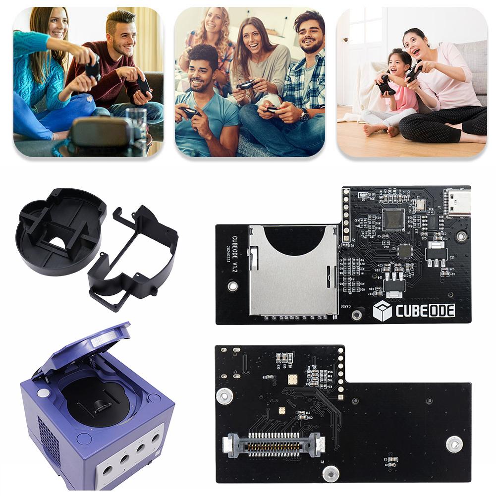 CUBEODE V1.2 Optical Drive Emulator Upgraded Plug and Play GC Loder No SD2SP2/SDGecko Required for NGC GameCube DOL-001&DOL-101