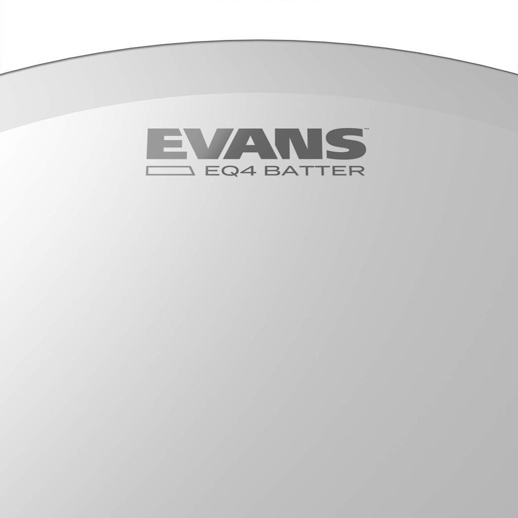 EVANS EQ4 Bass Drum Head BD18GB4C Flanged 18-inch Batter Head 10mil + 10mil Ring