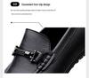 Men's Leather Slip-On Loafers - Casual Flat Driving Shoes In Large Sizes