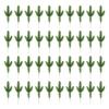 40PCS Durable Plastic Pine Sprays with Wire Stems Safe Never Toxic Sustainable Friendly Christmas Tree Ornaments Inside Use