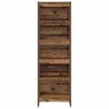 Bookshelf 2 pcs Reclaimed Wood Look 60 x 30 x 189.5 cm Engineered Wood