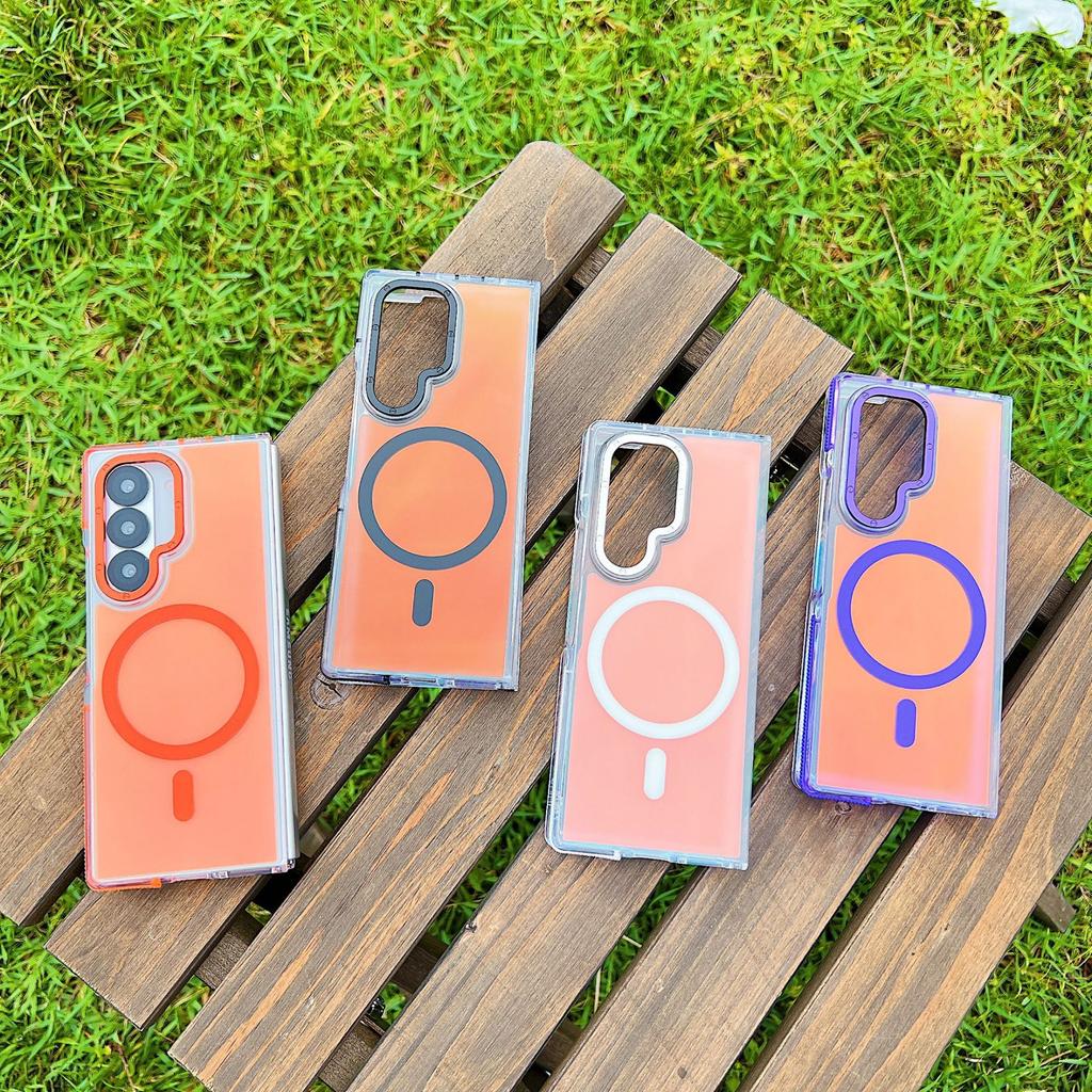 Suitable for Samsung Left and Right Folding Z Fold 6 7 Gradient Chameleon High End Colorful Shell