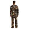 Men's Halloween Pajama Set Long Sleeve with Button Fly and Elastic Waist Drawstring for Sleepwear