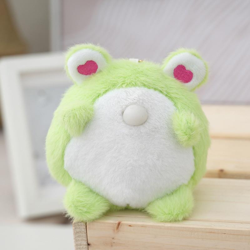Adorable Keychain Cute Frog Bubble Blowing Accessory Girls Backpack Charm