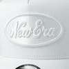 New Era 9FORTY Trucker Mesh Cap Free Tonal ONSPOTZ and Deep Elbow BB UV Trendy Functional Hat A-Frame (14721091, N839AF173) White, Color, Exclusive,