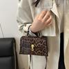 Vintage Torebki na Ramię z Panterką Małe Torebki Crossbody ze Skóry PU Dla Kobiet Markowe Torebki