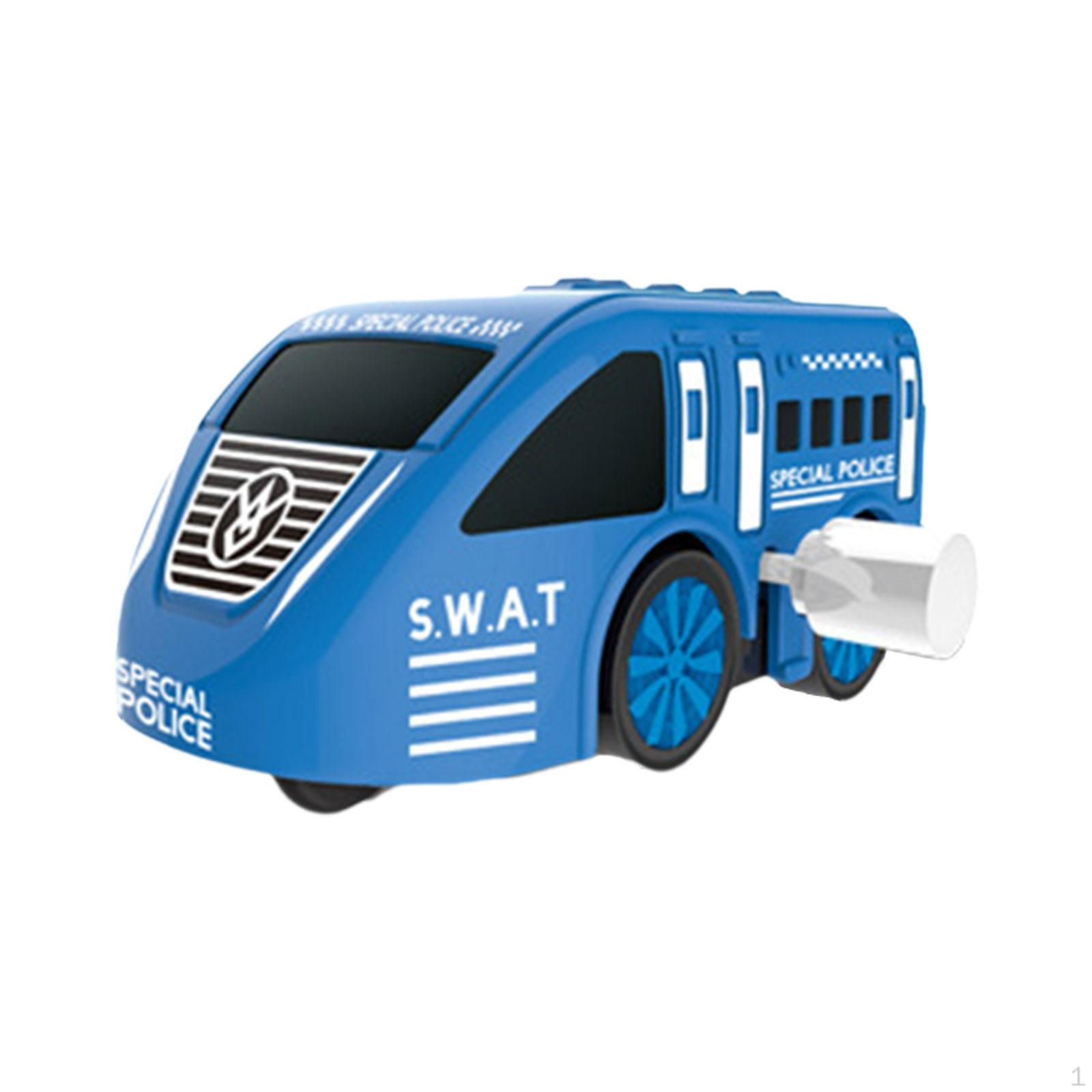 

Interactive Car Puzzle Set - Build and Play with Track Pieces blue