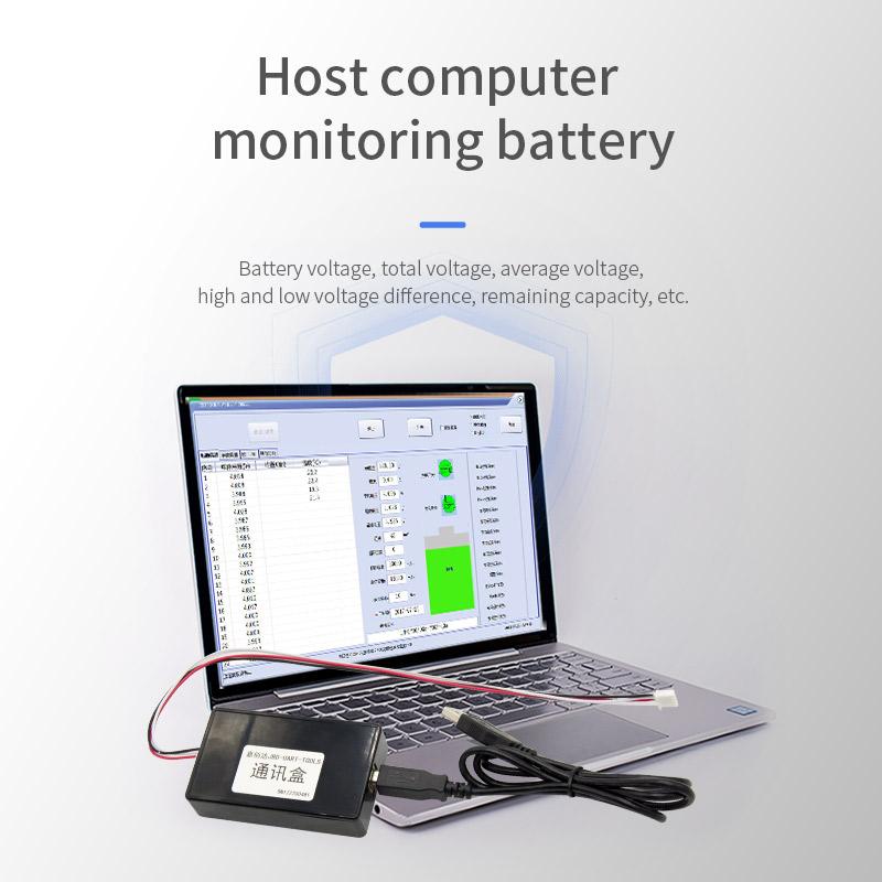 JBD Bluetooth 7S To 14S 13S 48V 52V Lithium Battery Protection Board Smart BMS Balance 24V 36V Li-ion 8S 12S LifePo4 20A 30A