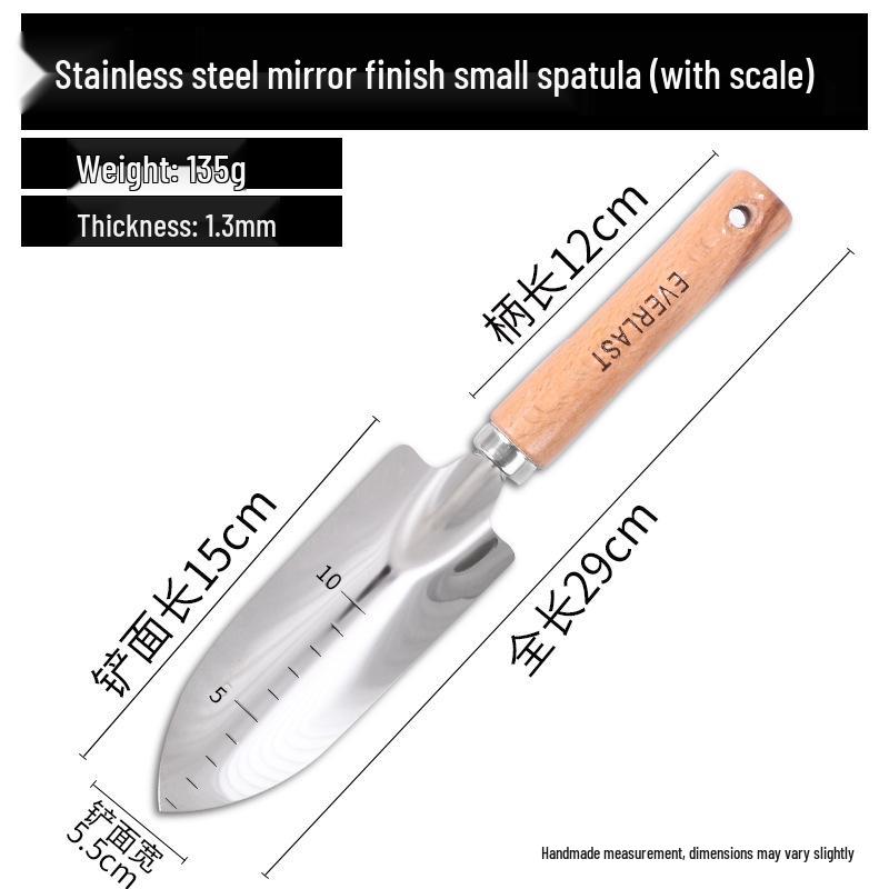 Stainless Steel Multipurpose Garden Shovel for Fishing, Beach, and Outdoor Weeding