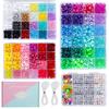 Rainbow Color Clay Pony Beads Bracelet Making Kit Jewelry Making Letter Beads Accessories Kit DIY Jewelry Art Handmade Supplies