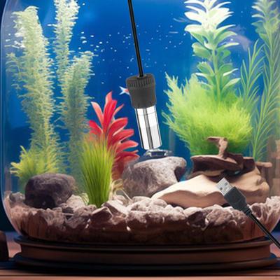Small Fish Tank Heater Automatic Thermostat Winter Keep Warm Aquarium