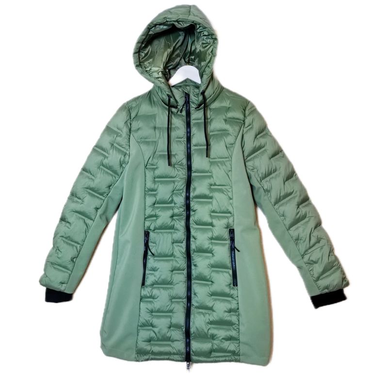 

Экспорт Экспорт Немецкий Оригинальный Заказ Остатки Склада Капюшон Съемный Клей Под Давлением Тонкий Хлопок Одежда Женская Лоскутное Шитье Эластичная Композитная Ткань Green 38