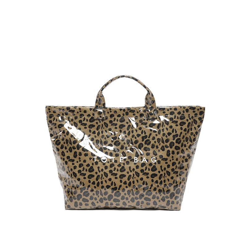 Leopard print hand carry large bag women's 2026 summer new large-capacity tote bag