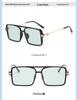 Korean Retro Metal Square Unisex Sunglasses - Blush, Anti-UV