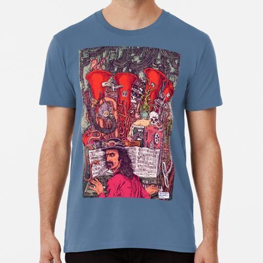 

Frank Zappa N°1 By Maximiliano Lopez Barrios S to 5XL Made in the USA T-Shirt 2XL