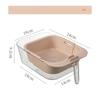 Double-layer Snack Box Fruit Tray Living Room Candy Box Drain Basket Household Fruit Tray Lazy People Eat Melon Seed Storage Tray