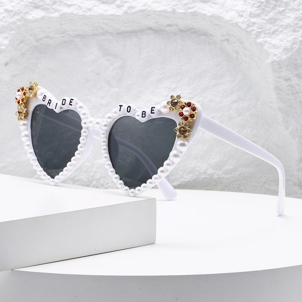 1pc New Cross-border Framed with Letters Glasses Personality Holiday Atmosphere Photo Modeling Trend WOMEN'S GLASSES